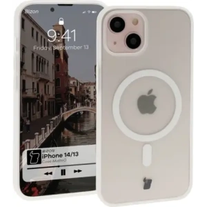 Hurtownia GSM - Bizon Case MatteO Apple iPhone 14 / Phone 13 transparent mit einem transparenten Rahmen - BIZ7144 - {ean13} - Hurt