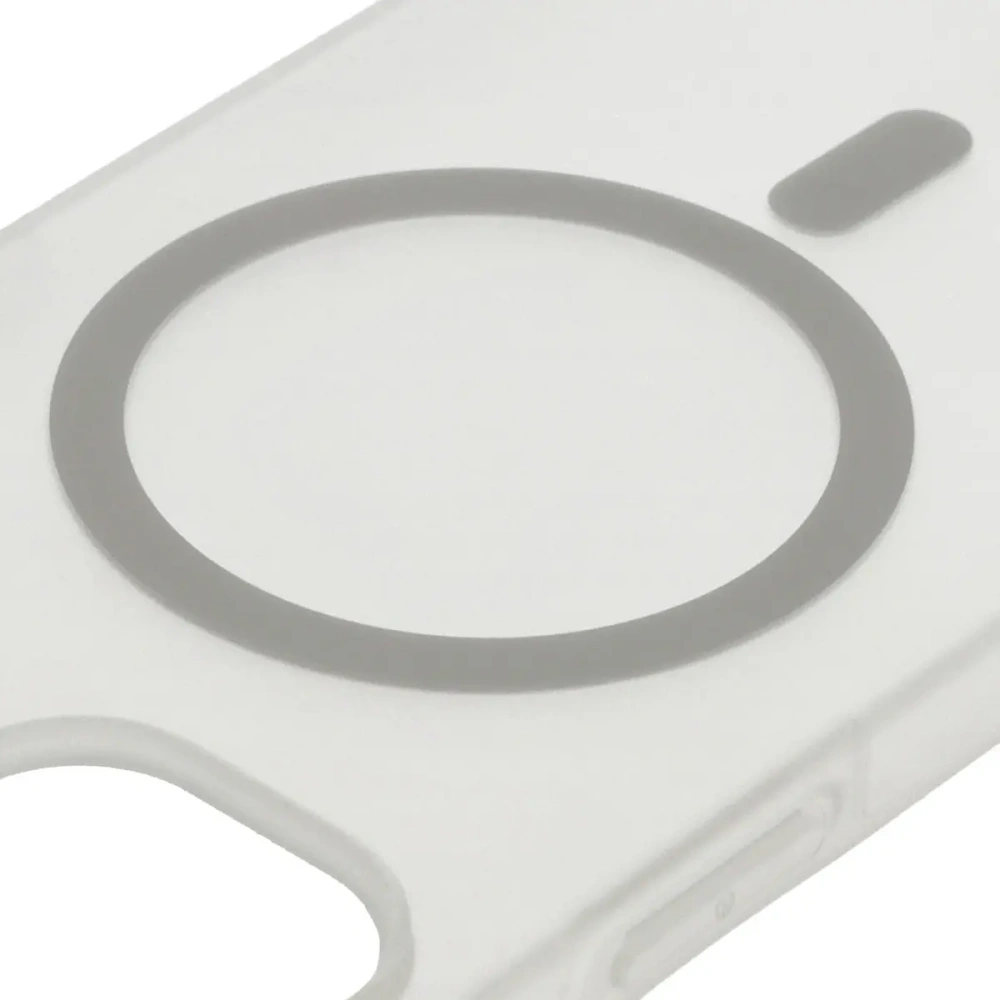 Hurtownia GSM - Etui s magnetickým kroužkem Bizon Case MatteO pro Apple iPhone 14 / Phone 13 poloprůhledné s průhledným rámem - BIZ7144 - {ean13} - Hurt