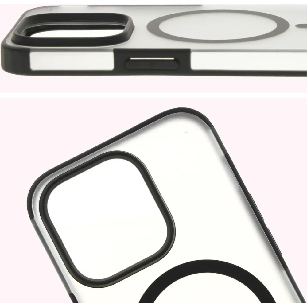 Wholesale Bizon Case MatteO Apple iPhone 14 Pro transparent with black frame - BIZ7147 - {ean13} - Hurt