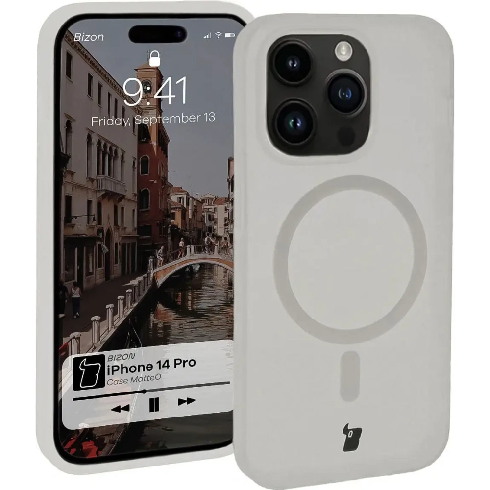Hurtownia GSM - Bizon Case MatteO Apple iPhone 14 Pro transparent cu un cadru transparent - BIZ7148 - {ean13} - Hurt