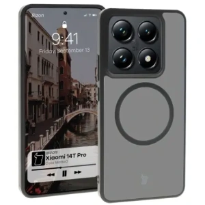 Hurtownia GSM - Bizon Case MatteO Xiaomi 14T Pro átlátszó fekete kerettel - BIZ7149 - {ean13} - Hurt