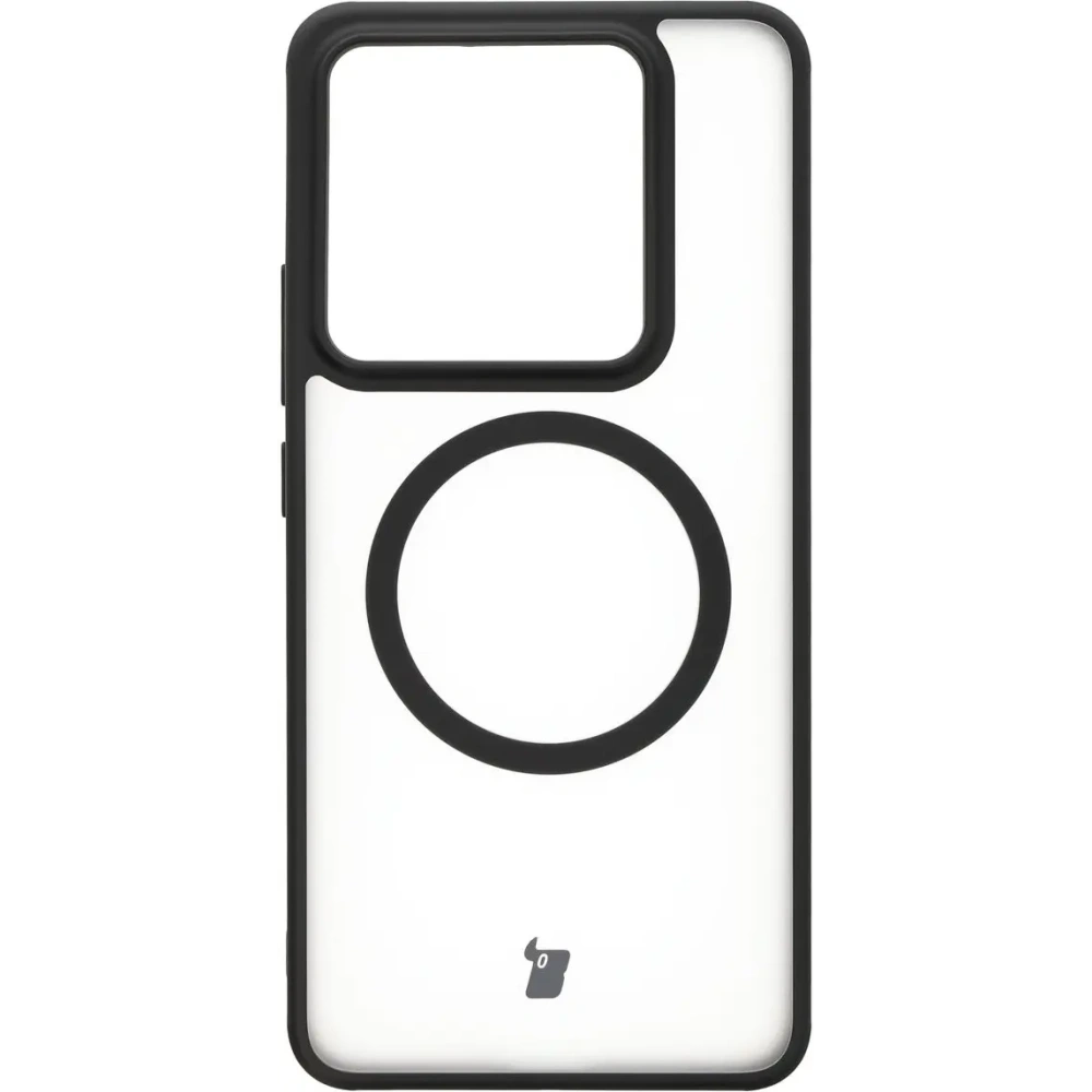 Hurtownia GSM - Etui s magnetickým kroužkem Bizon Case MatteO pro Xiaomi 14T Pro poloprůhledné s černým rámem - BIZ7149 - {ean13} - Hurt