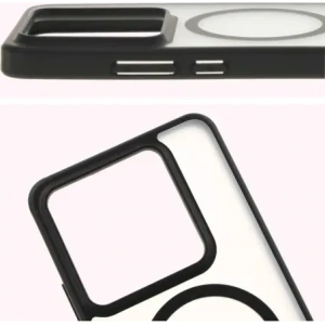 Hurtownia GSM - Bizon Case MatteO Xiaomi 14T Pro átlátszó fekete kerettel - BIZ7149 - {ean13} - Hurt