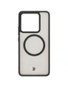Hurtownia GSM - Etui z pierścieniem magnetickým Bizon Case MatteO do Xiaomi 14T poloprůhledné s černým rámem - BIZ7150 - {ean13} - Hurt