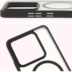 Wholesale Bizon Case MatteO Xiaomi 14T transparent with black frame - BIZ7150 - {ean13} - Hurt