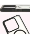 Hurtownia GSM - Etui z pierścieniem magnetickým Bizon Case MatteO do Xiaomi 14T poloprůhledné s černým rámem - BIZ7150 - {ean13} - Hurt