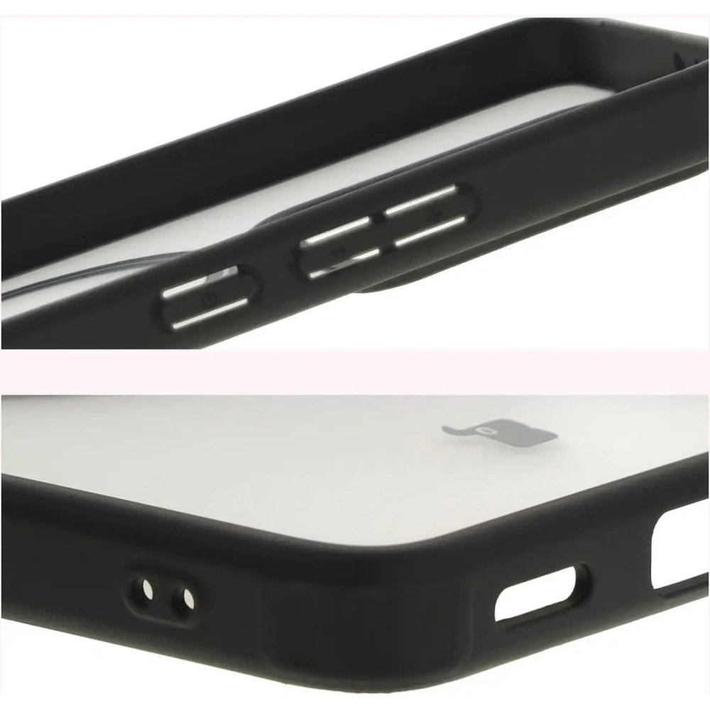 Hurtownia GSM - Etui z pierścieniem magnetickým Bizon Case MatteO do Xiaomi 14T poloprůhledné s černým rámem - BIZ7150 - {ean13} - Hurt
