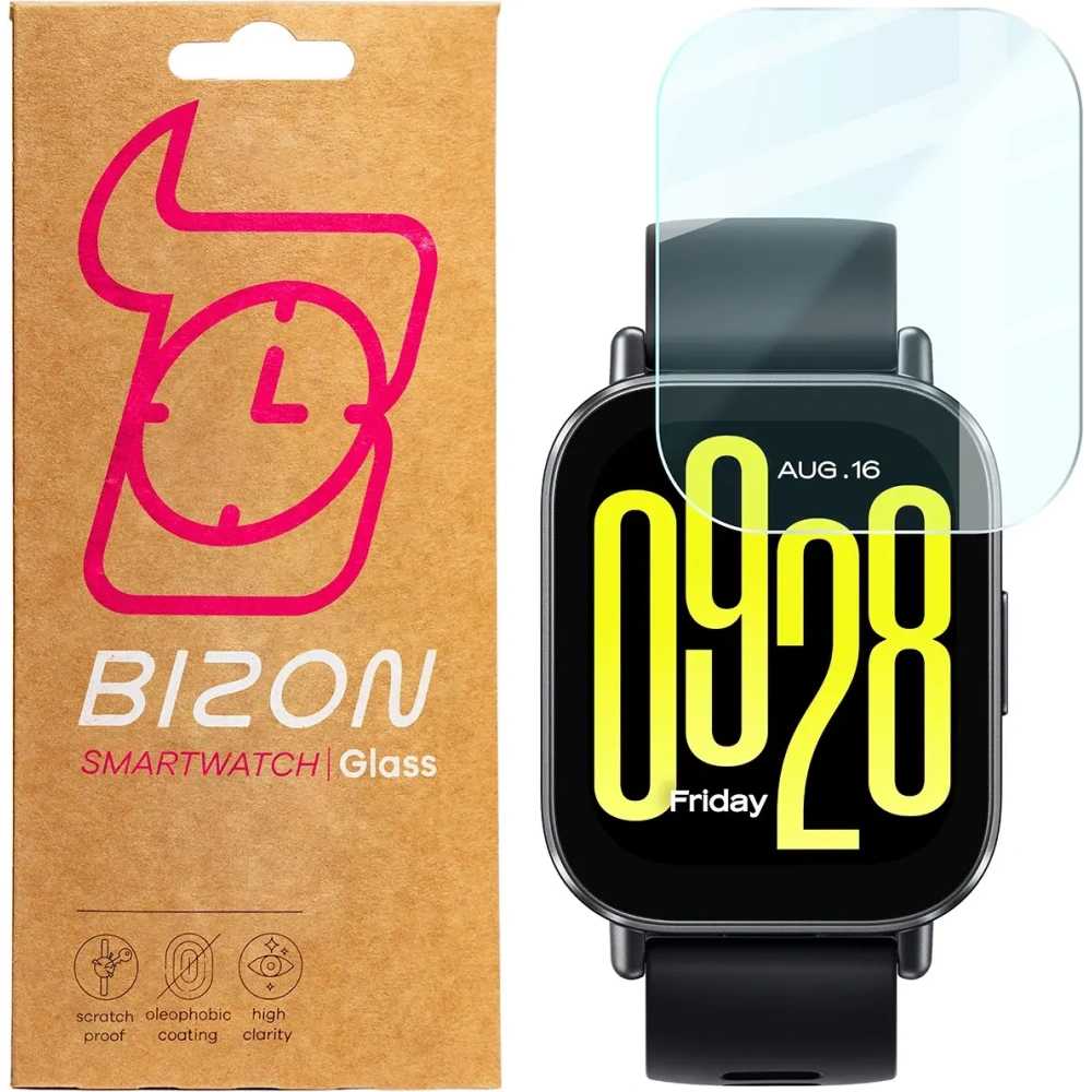 Hurtownia GSM - Tvrzené sklo na displej Bizon Glass Watch Clear pro Xiaomi Redmi Watch 5 Active - BIZ7151 - {ean13} - Hurt