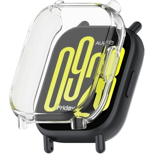 Etui z osłoną ekranu Bizon Case Watch Felipe do Xiaomi Redmi Watch 5 Active przeźroczyste