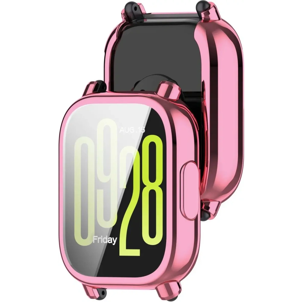 Hurtownia GSM - Etui s ochranným sklem Bizon Case Watch Felipe pro Xiaomi Redmi Watch 5 Active růžové - BIZ7155 - {ean13} - Hurt