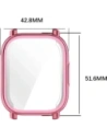Hurtownia GSM - Etui s ochranným sklem Bizon Case Watch Felipe pro Xiaomi Redmi Watch 5 Active růžové - BIZ7155 - {ean13} - Hurt