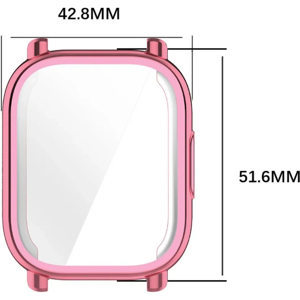 Hurtownia GSM - Etui s ochranným sklem Bizon Case Watch Felipe pro Xiaomi Redmi Watch 5 Active růžové - BIZ7155 - {ean13} - Hurt