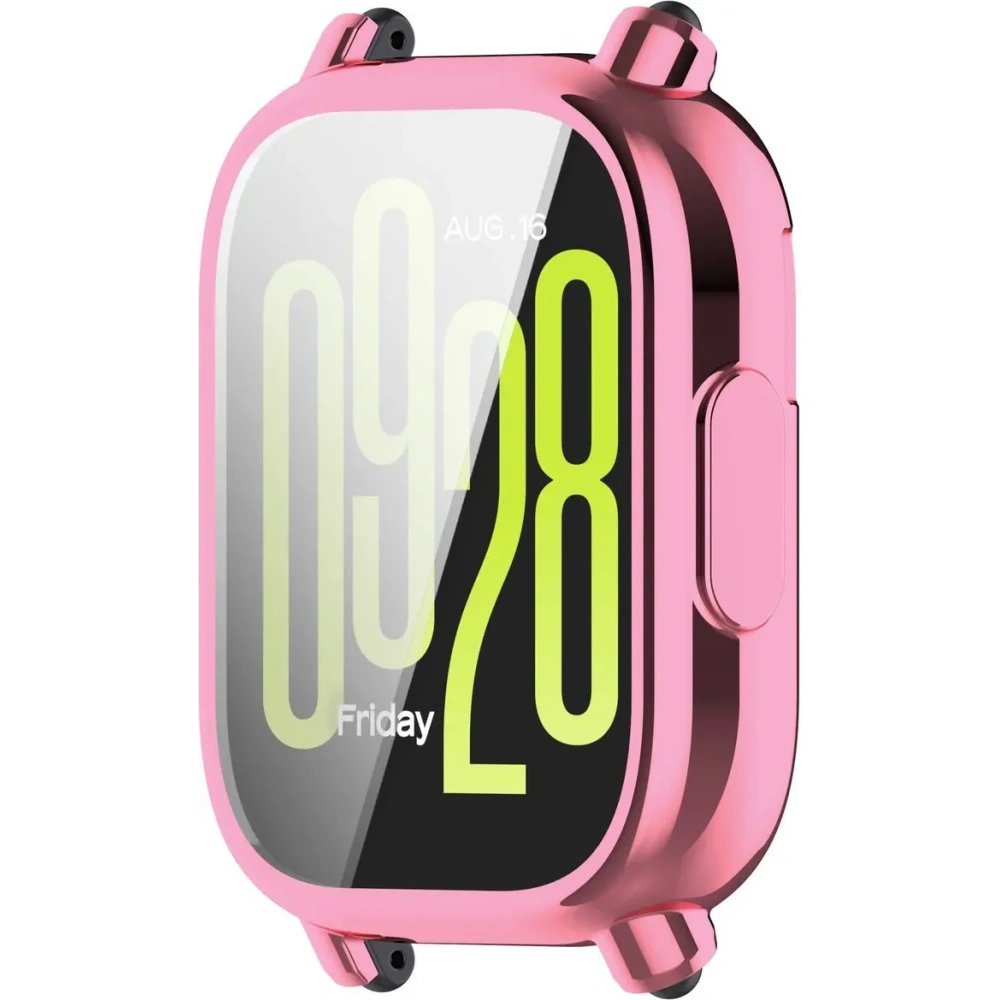 Hurtownia GSM - Etui s ochranným sklem Bizon Case Watch Felipe pro Xiaomi Redmi Watch 5 Active růžové - BIZ7155 - {ean13} - Hurt