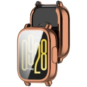 Hurtownia GSM - Etui s ochranou obrazovky Bizon Case Watch Felipe pro Xiaomi Redmi Watch 5 Active růžovo-zlaté - BIZ7156 - {ean13} - Hurt