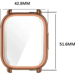 Hurtownia GSM - Etui s ochranou obrazovky Bizon Case Watch Felipe pro Xiaomi Redmi Watch 5 Active růžovo-zlaté - BIZ7156 - {ean13} - Hurt