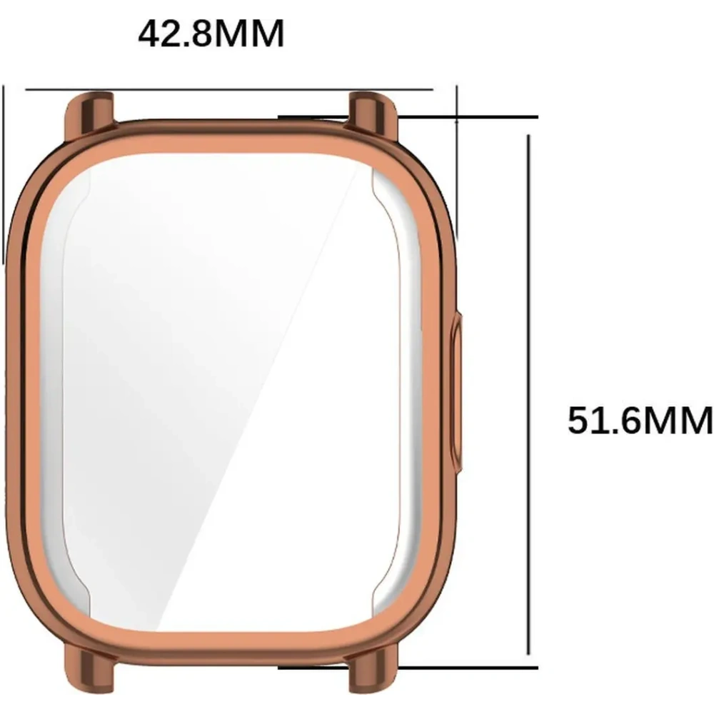 Hurtownia GSM - Etui s ochranou obrazovky Bizon Case Watch Felipe pro Xiaomi Redmi Watch 5 Active růžovo-zlaté - BIZ7156 - {ean13} - Hurt