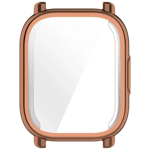 Etui z osłoną ekranu Bizon Case Watch Felipe do Xiaomi Redmi Watch 5 Active różowozłote