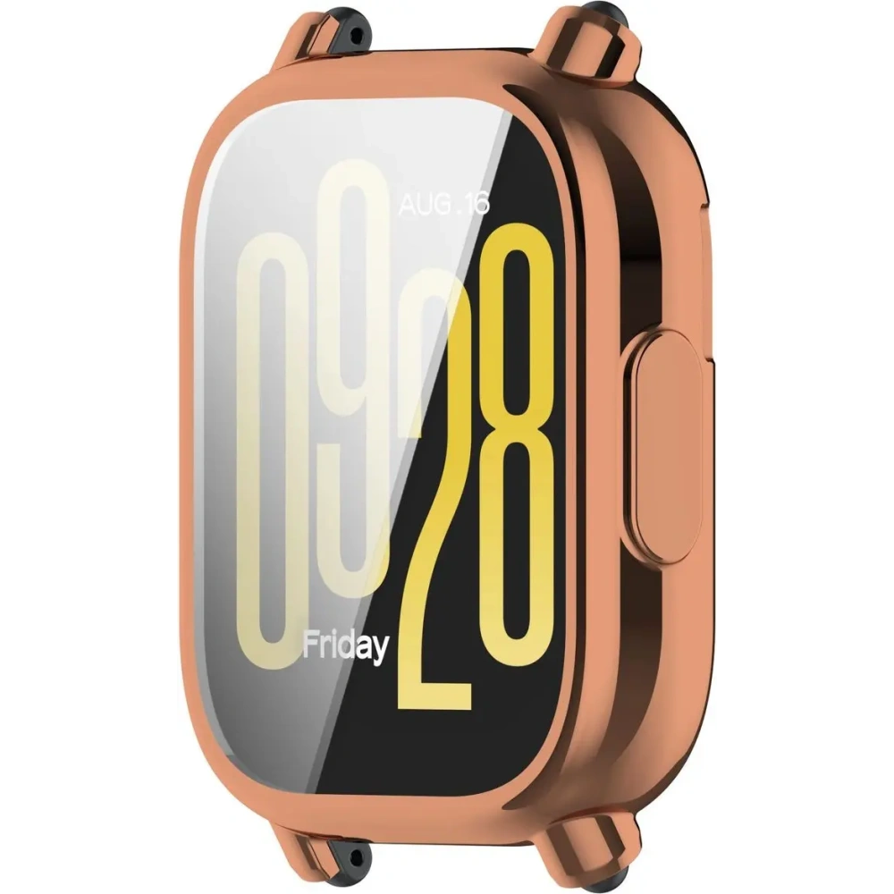 Hurtownia GSM - Etui s ochranou obrazovky Bizon Case Watch Felipe pro Xiaomi Redmi Watch 5 Active růžovo-zlaté - BIZ7156 - {ean13} - Hurt