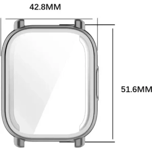 Hurtownia GSM - Etui s ochranným displejem Bizon Case Watch Felipe pro Xiaomi Redmi Watch 5 Active stříbrné - BIZ7157 - {ean13} - Hurt