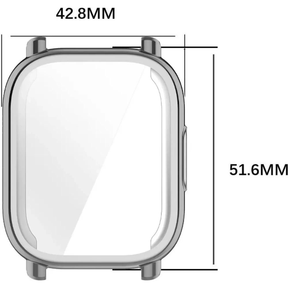 Hurtownia GSM - Etui s ochranným displejem Bizon Case Watch Felipe pro Xiaomi Redmi Watch 5 Active stříbrné - BIZ7157 - {ean13} - Hurt