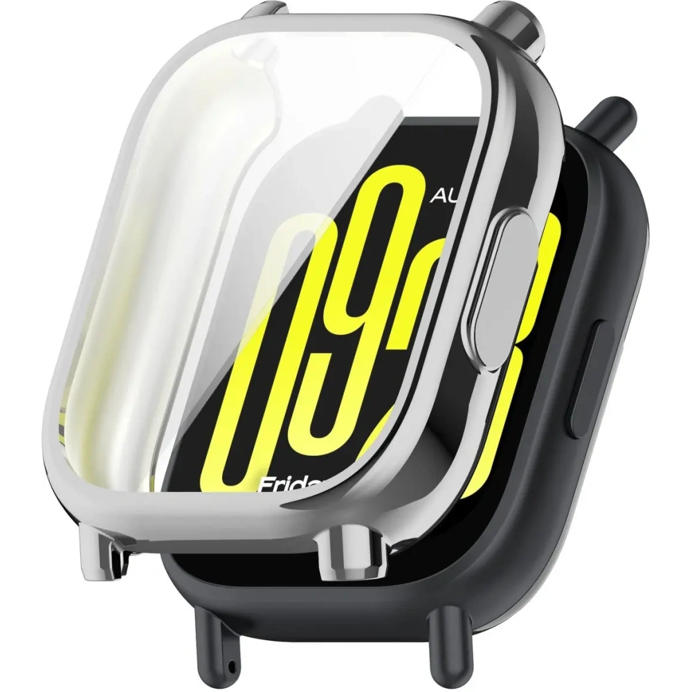 Hurtownia GSM - Etui s ochranným displejem Bizon Case Watch Felipe pro Xiaomi Redmi Watch 5 Active stříbrné - BIZ7157 - {ean13} - Hurt