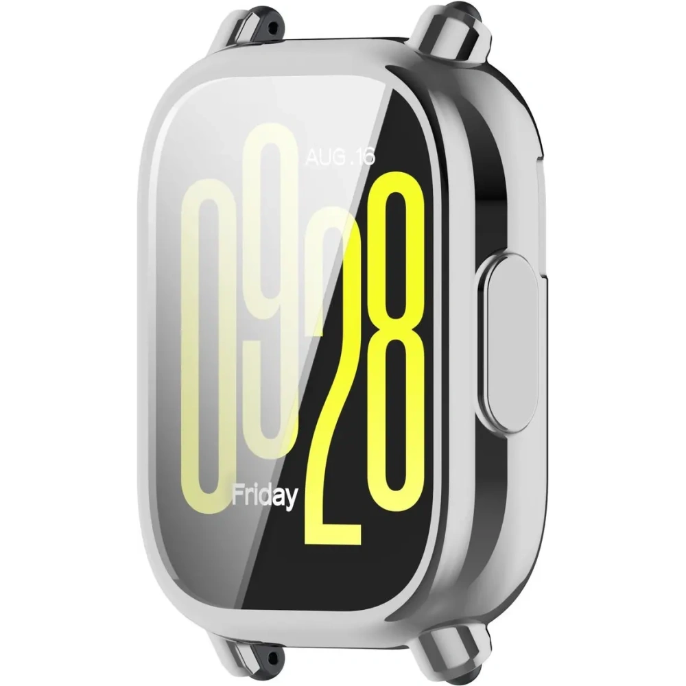 Hurtownia GSM - Etui s ochranným displejem Bizon Case Watch Felipe pro Xiaomi Redmi Watch 5 Active stříbrné - BIZ7157 - {ean13} - Hurt