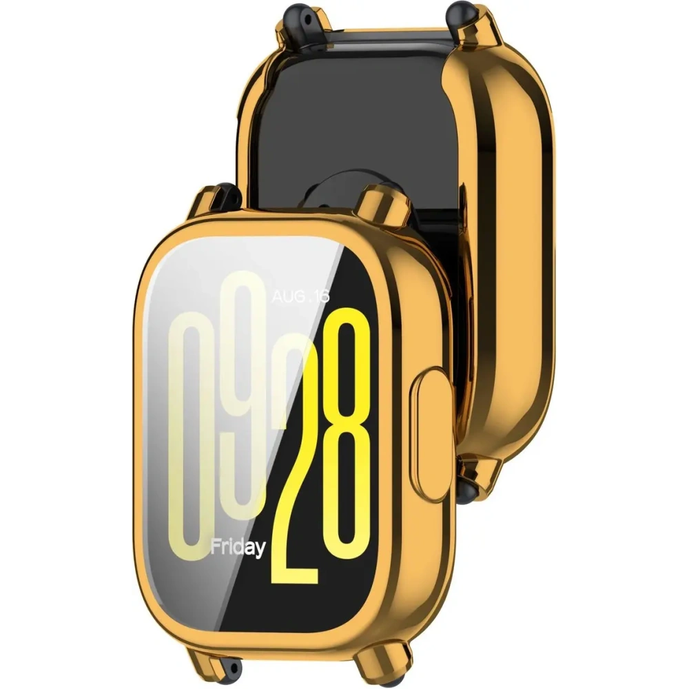 Hurtownia GSM - Etui s ochranou obrazovky Bizon Case Watch Felipe pro Xiaomi Redmi Watch 5 Active zlaté - BIZ7158 - {ean13} - Hurt