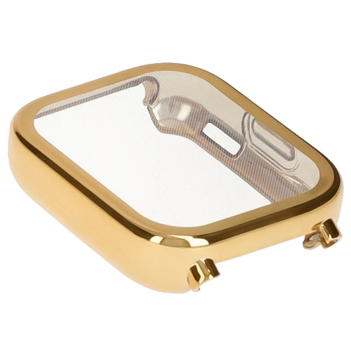 Etui z osłoną ekranu Bizon Case Watch Felipe do Xiaomi Redmi Watch 5 Active złote