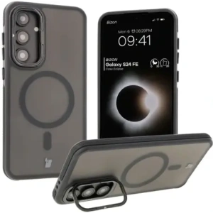 Hurtownia GSM - Bizon Case Eclipse Samsung Galaxy S24 FE fumuriu cu un cadru negru - BIZ7159 - {ean13} - Hurt