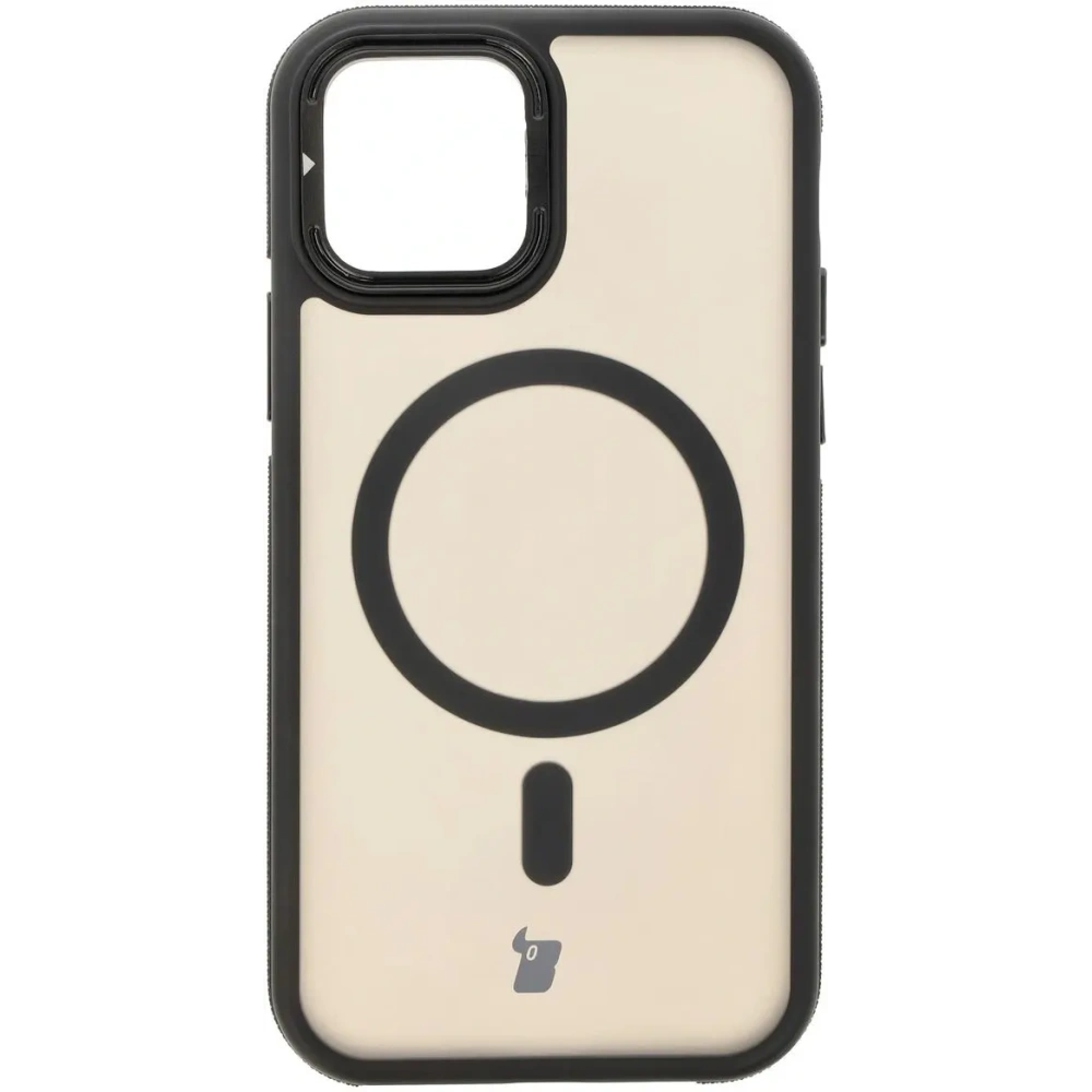 Hurtownia GSM - Bizon Case Eclipse Apple iPhone 12 / Apple iPhone 12 Pro fumuriu cu un cadru negru - BIZ7161 - {ean13} - Hurt
