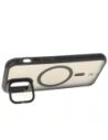 Hurtownia GSM - Bizon Case Eclipse Apple iPhone 12 / Apple iPhone 12 Pro füstös fekete kerettel - BIZ7161 - {ean13} - Hurt
