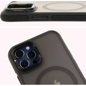 Hurtownia GSM - Bizon Case Eclipse Apple iPhone 12 / Apple iPhone 12 Pro fumuriu cu un cadru negru - BIZ7161 - {ean13} - Hurt