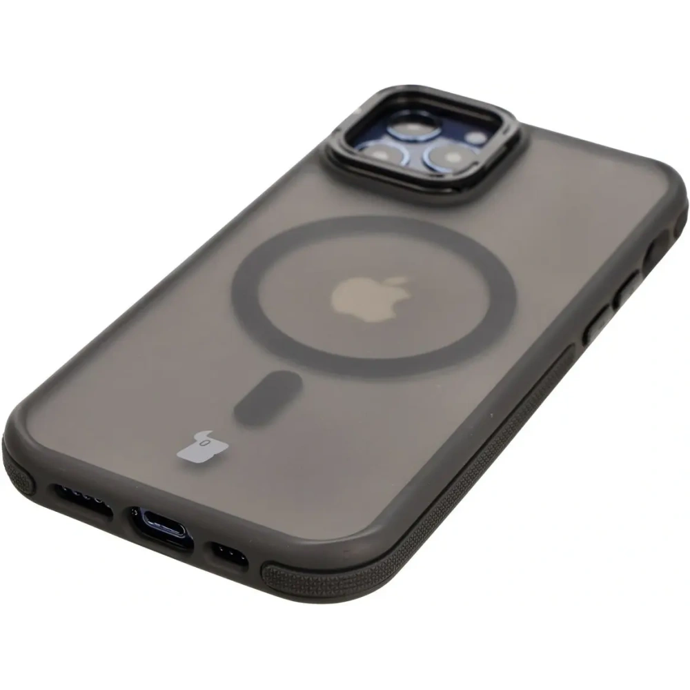 Hurtownia GSM - Bizon Case Eclipse Apple iPhone 12 / Apple iPhone 12 Pro rauchig mit einem schwarzen Rahmen - BIZ7161 - {ean13} - Hurt
