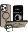 Bizon Case Eclipse Apple iPhone 15 Pro Max rauchig mit einem schwarzen Rahmen
