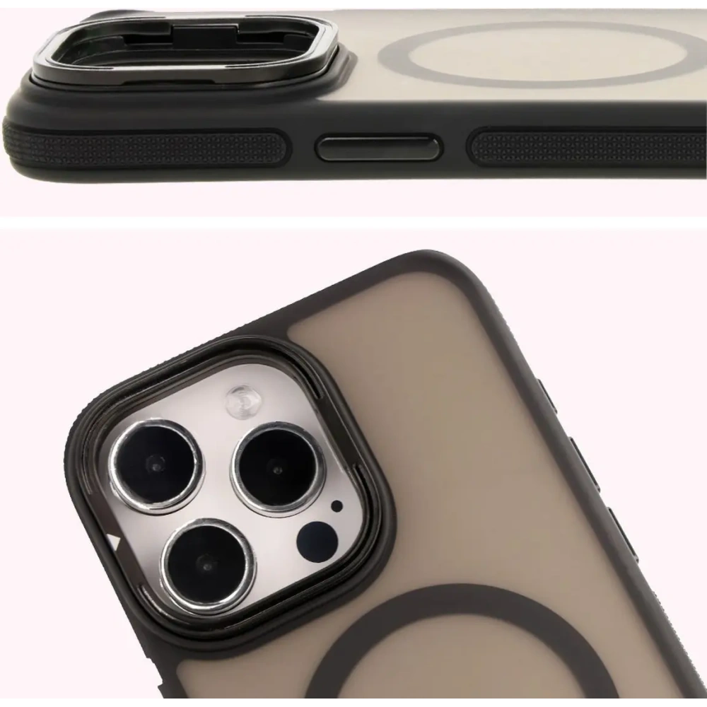 Hurtownia GSM - Bizon Case Eclipse Apple iPhone 15 Pro Max rauchig mit einem schwarzen Rahmen - BIZ7162 - {ean13} - Hurt
