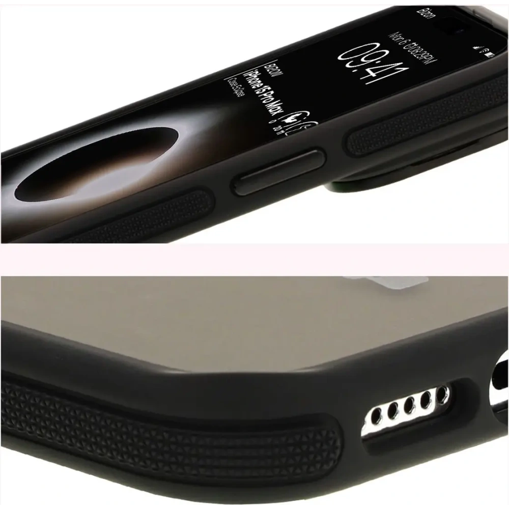 Wholesale Bizon Case Eclipse Apple iPhone 15 Pro Max smoky with a black frame - BIZ7162 - {ean13} - Hurt
