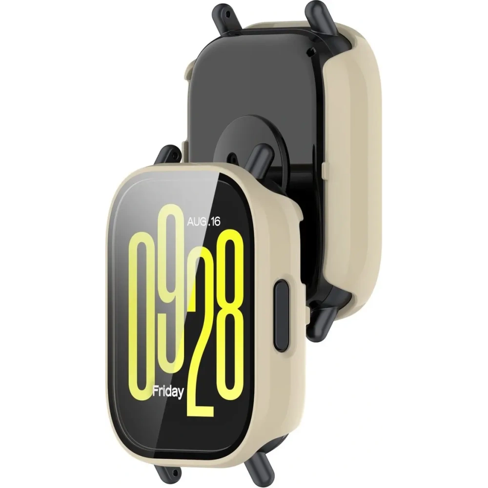Hurtownia GSM - Bizon Case+Glass Óra Xiaomi Redmi Watch 5 Active bézs - BIZ7163 - {ean13} - Hurt