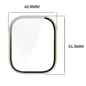 Hurtownia GSM - Etui se sklem na hodinky Bizon Case+Glass Watch pro Xiaomi Redmi Watch 5 Active béžové - BIZ7163 - {ean13} - Hurt