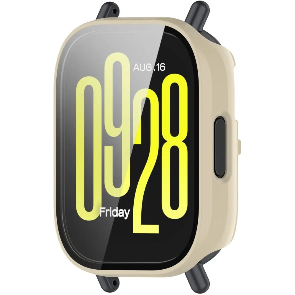 Wholesale Bizon Case+Glass Watch Xiaomi Redmi Watch 5 Active beige - BIZ7163 - {ean13} - Hurt