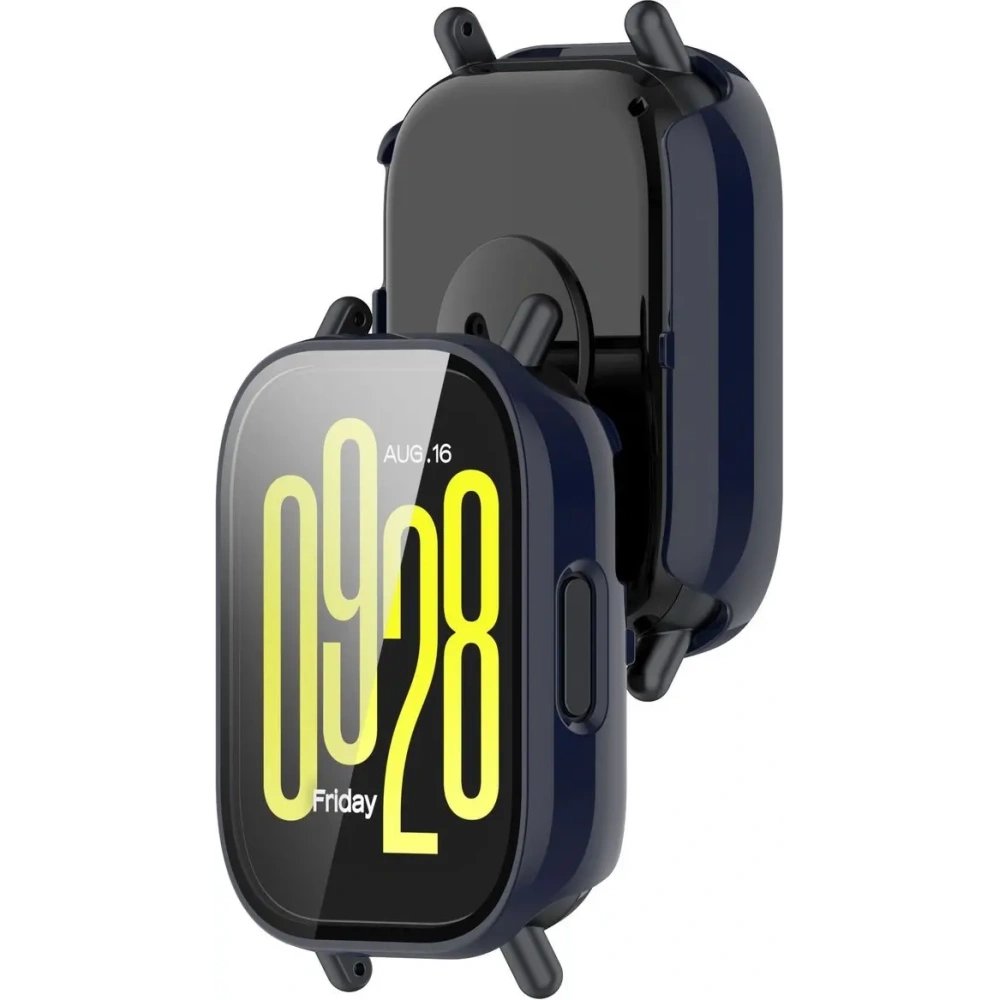 Wholesale Bizon Case+Glass Watch Xiaomi Redmi Watch 5 Active blue - BIZ7164 - {ean13} - Hurt