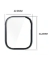 Wholesale Bizon Case+Glass Watch Xiaomi Redmi Watch 5 Active blue - BIZ7164 - {ean13} - Hurt