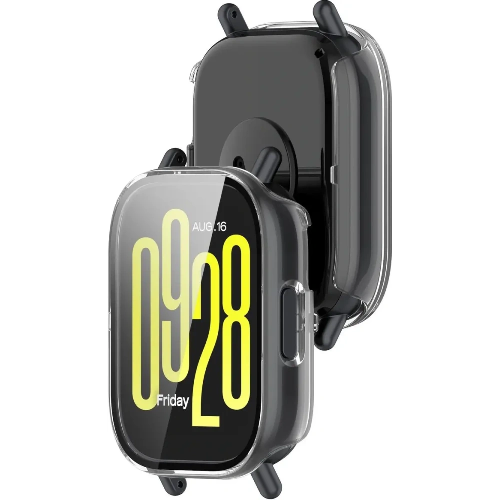Hurtownia GSM - Etui ze skla na hodinky Bizon Case+Glass Watch do Xiaomi Redmi Watch 5 Active průhledné - BIZ7165 - {ean13} - Hurt