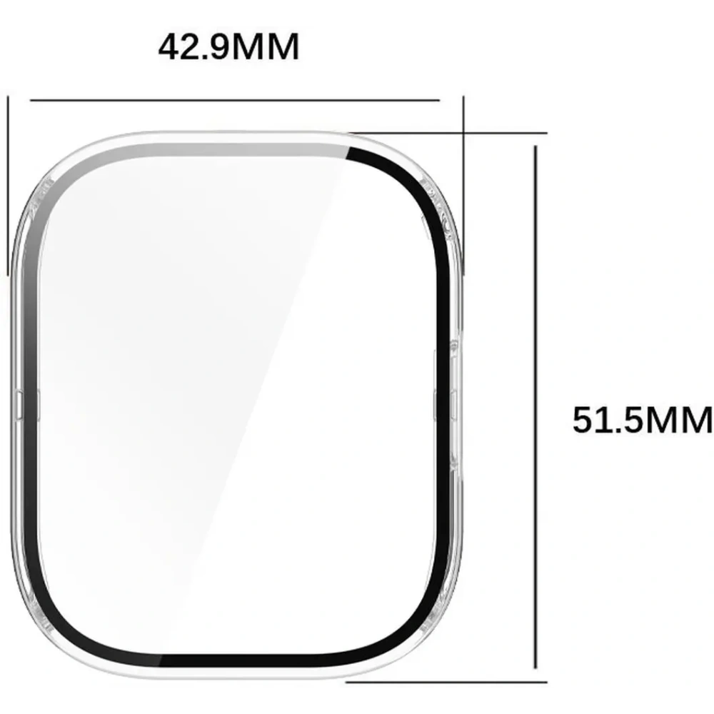 Hurtownia GSM - Etui ze skla na hodinky Bizon Case+Glass Watch do Xiaomi Redmi Watch 5 Active průhledné - BIZ7165 - {ean13} - Hurt