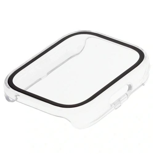 Etui ze szkłem do zegarka Bizon Case+Glass Watch do Xiaomi Redmi Watch 5 Active przezroczyste