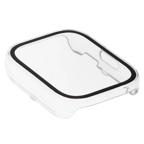 Etui ze szkłem do zegarka Bizon Case+Glass Watch do Xiaomi Redmi Watch 5 Active przezroczyste