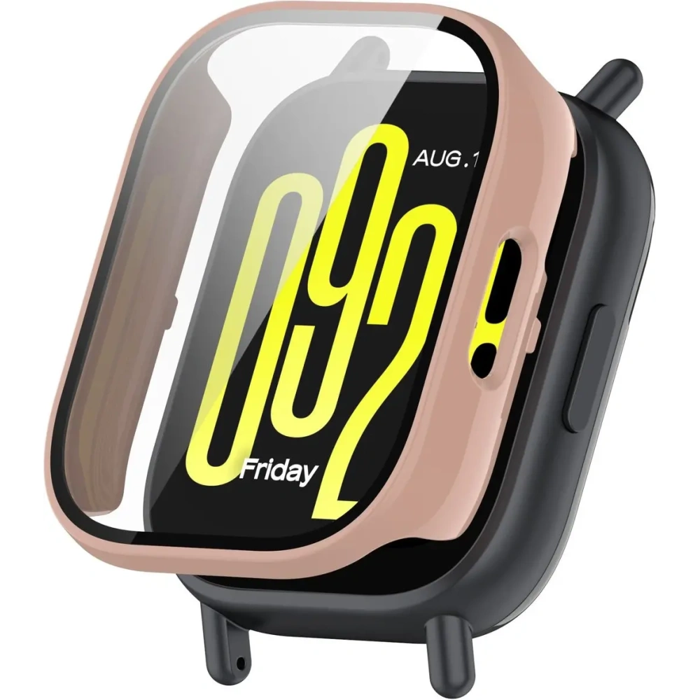 Hurtownia GSM - Etui se sklem na hodinky Bizon Case+Glass Watch pro Xiaomi Redmi Watch 5 Active růžové - BIZ7166 - {ean13} - Hurt