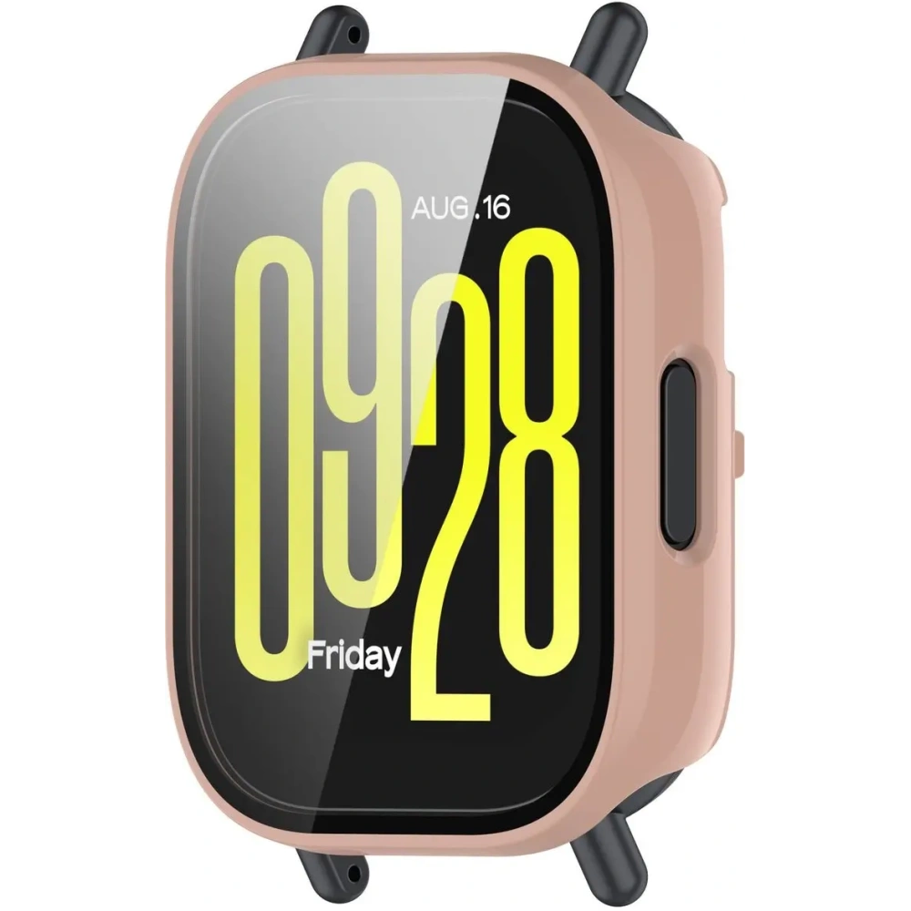 Hurtownia GSM - Etui se sklem na hodinky Bizon Case+Glass Watch pro Xiaomi Redmi Watch 5 Active růžové - BIZ7166 - {ean13} - Hurt