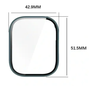Hurtownia GSM - Etui se sklem na hodinky Bizon Case+Glass Watch pro Xiaomi Redmi Watch 5 Active zelené - BIZ7167 - {ean13} - Hurt