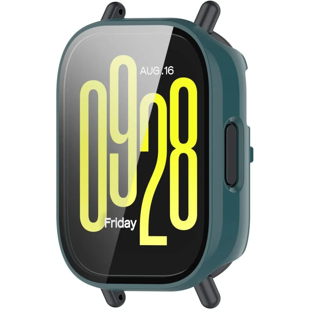 Hurtownia GSM - Etui se sklem na hodinky Bizon Case+Glass Watch pro Xiaomi Redmi Watch 5 Active zelené - BIZ7167 - {ean13} - Hurt