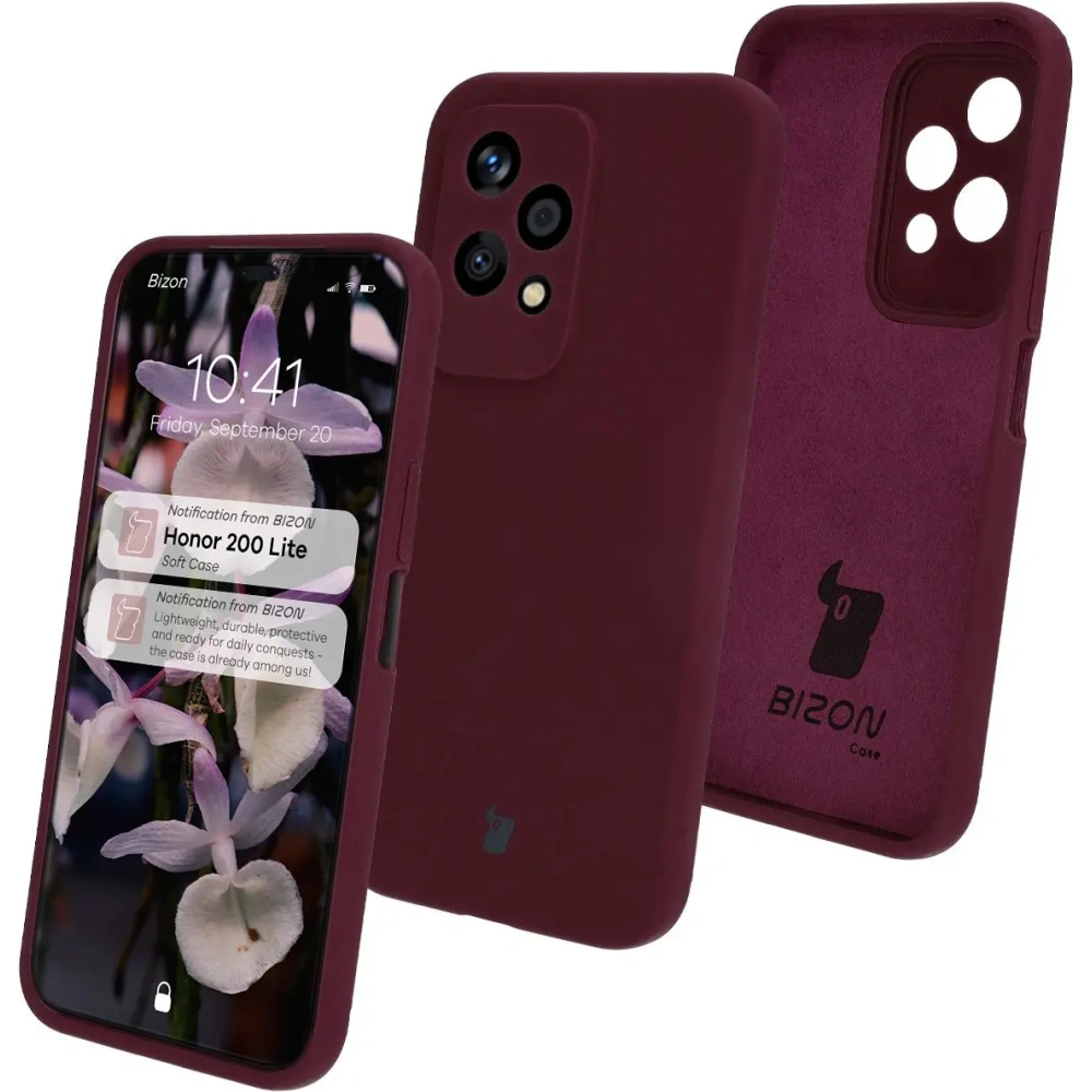 Hurtownia GSM - Silikonowe etui Bizon Soft Case do Honor 200 Lite ciemnofioletowe - BIZ7168 - {ean13} - Hurt
